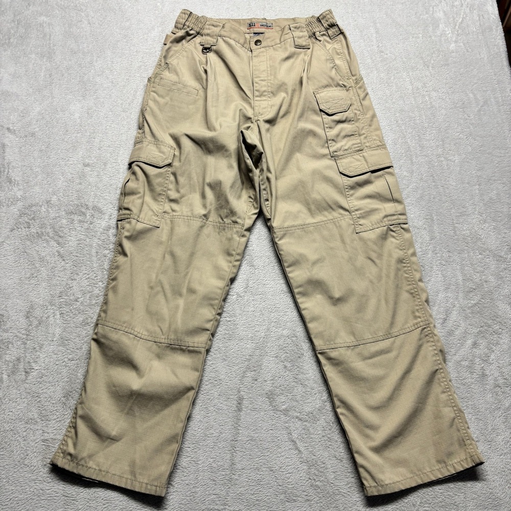 5.11 Tactical Mens Pants 30x29‎ Taclite Pro TDU Ripstop Cargo Khaki 74273-162